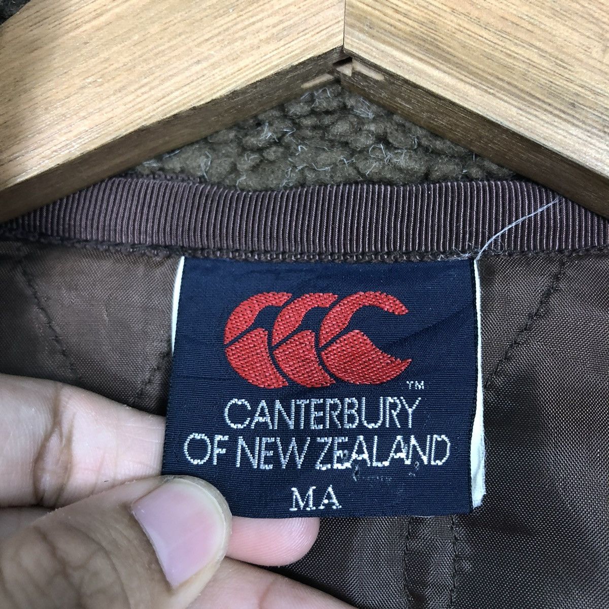 Canterbury of New Zealand VINTAGE FLEECE ZIPPER DUFFLE JACKET CANTERBURY CARGO POCKET Size US M / EU 48-50 / 2 - 22 Thumbnail