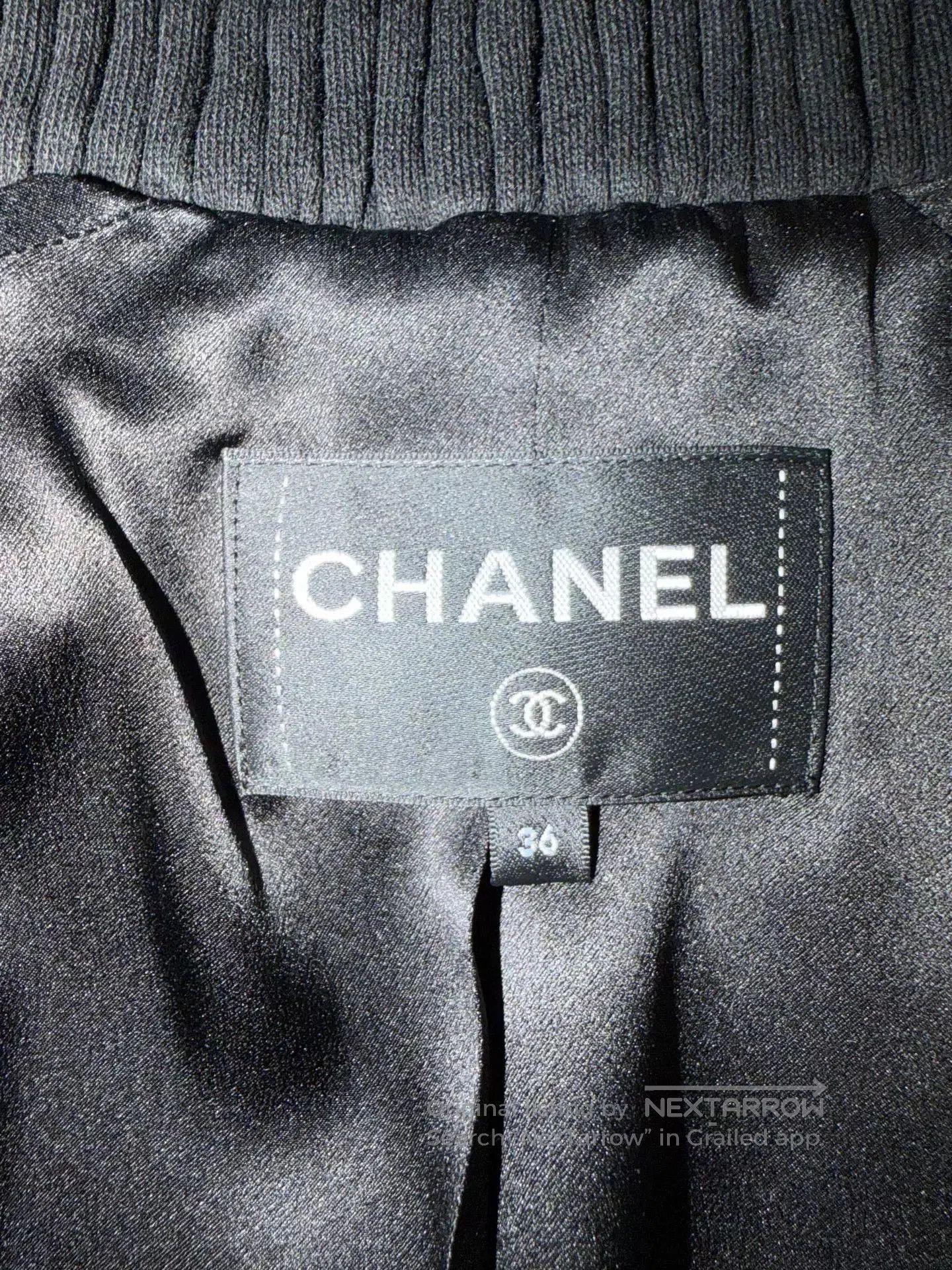 Chanel Chanel 22A Beaded Wool Zip Jacket. Size US S / EU 44-46 / 1 - 3 Thumbnail