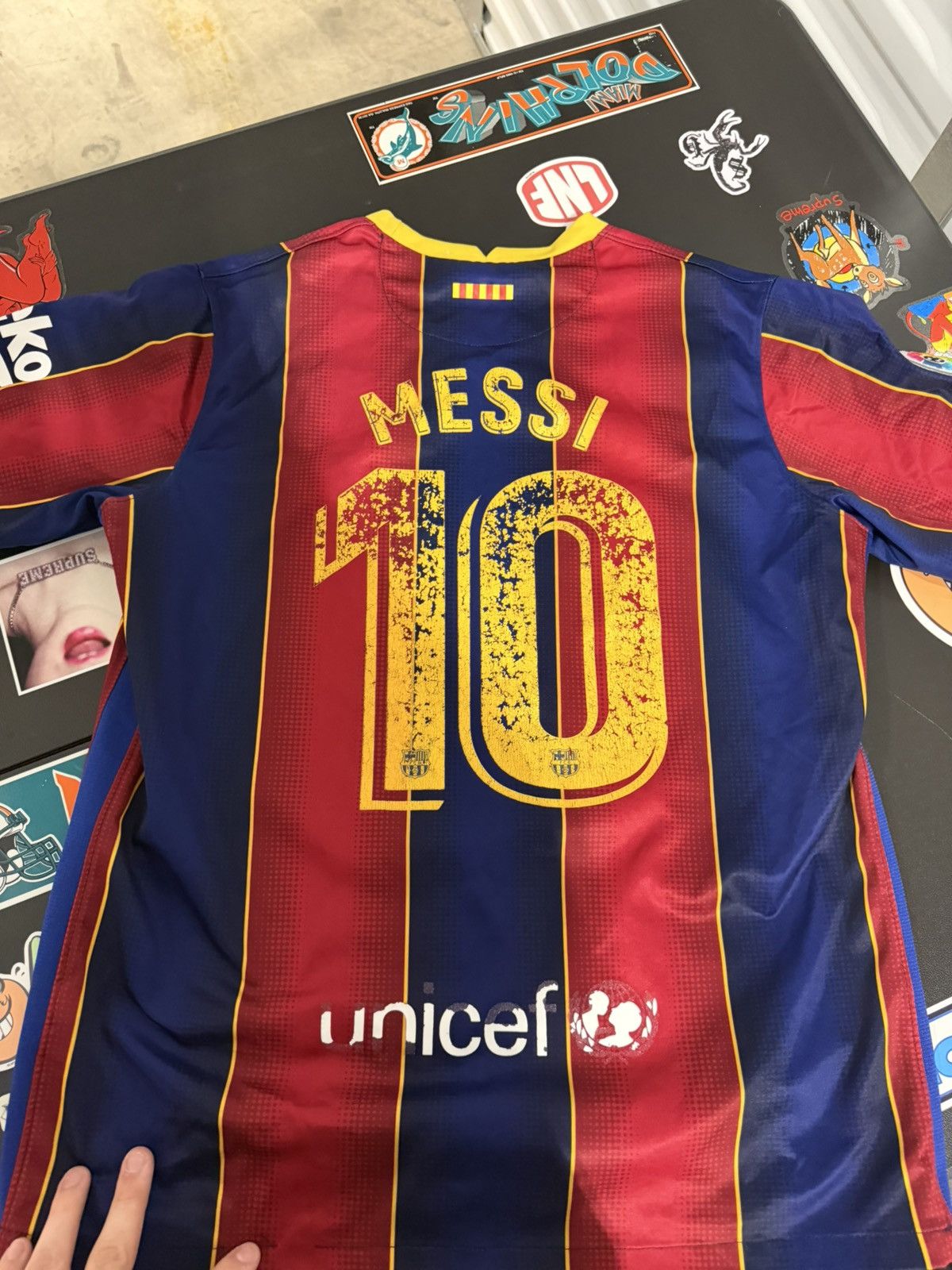 Nike Nike FCB Barcelona Messi #10 Jersey Large Size US L / EU 52-54 / 3 - 4 Thumbnail