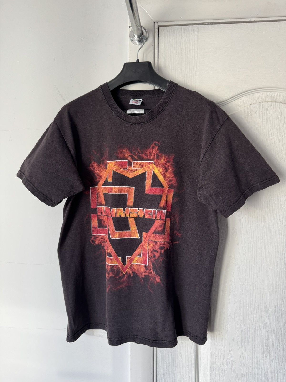 Band Tees Vintage 2000s Rammstein Graphic Band Tee Size US L / EU 52-54 / 3 - 3 Thumbnail