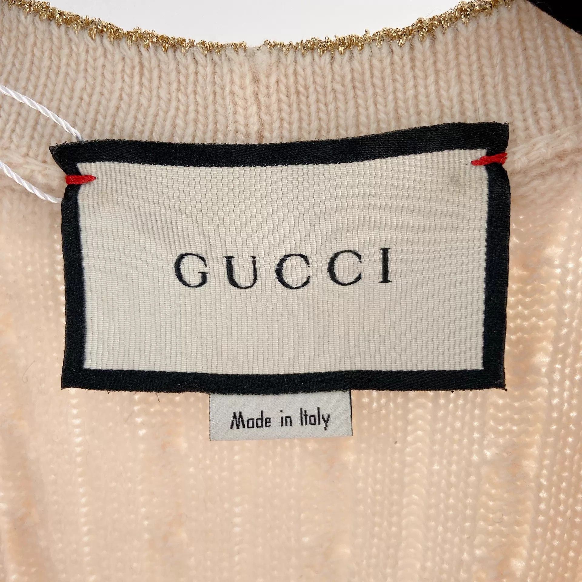 Gucci Gucci white knit cardigan S pre-owned Size S / US 4 / IT 40 - 7 Thumbnail