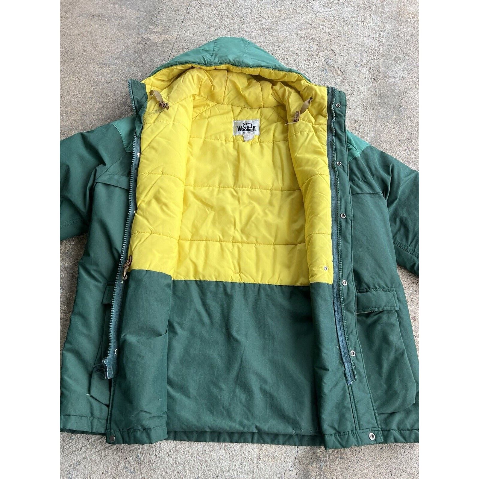Woolrich Woolen Mills Vintage Woolrich Parka Green Heavy Green Jacket XL Used Size US XL / EU 56 / 4 - 10 Thumbnail