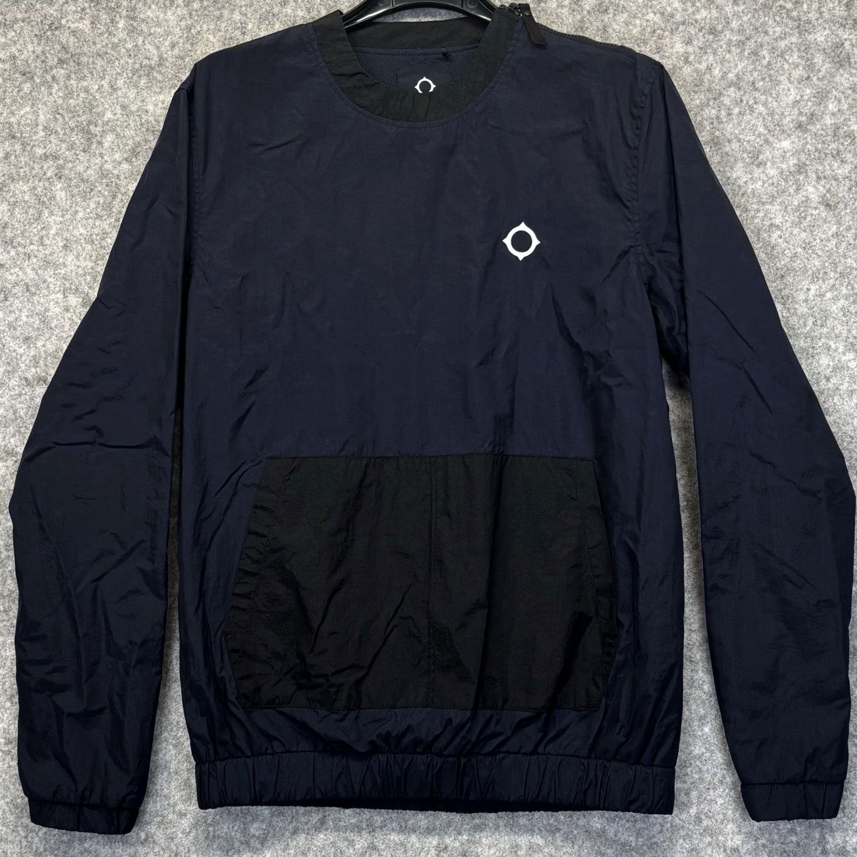 MA.STRUM Ma.Strum NT Training Crew shell pullover S Navy Nylon Mens Pullover Windbreaker Regular Fit, Ma.Strum Training Crew, Nylon, Navy, Mens Size US S / EU 44-46 / 1 - 2 Thumbnail