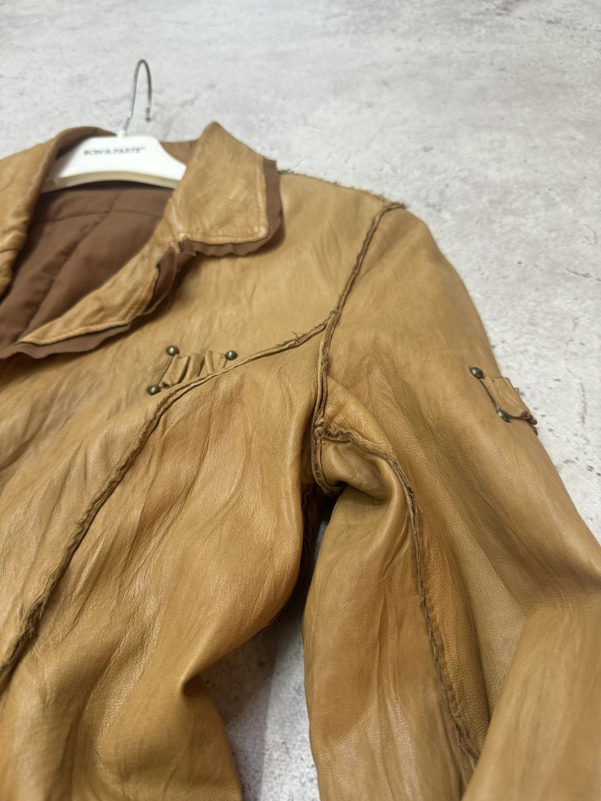 Japanese Brand Vintage Real Leather IfSixWasNine Style Long Jacket Size US M / EU 48-50 / 2 - 5 Thumbnail