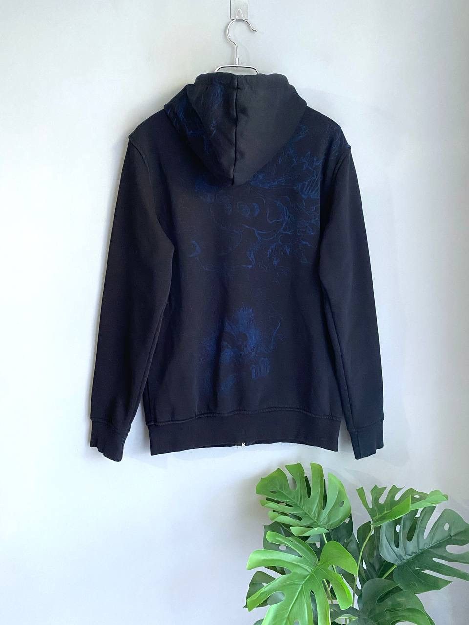 Vintage Vintage Fishbone Skull Graphic Print Y2K Zip Hoodie, Size M Size US M / EU 48-50 / 2 - 10 Thumbnail