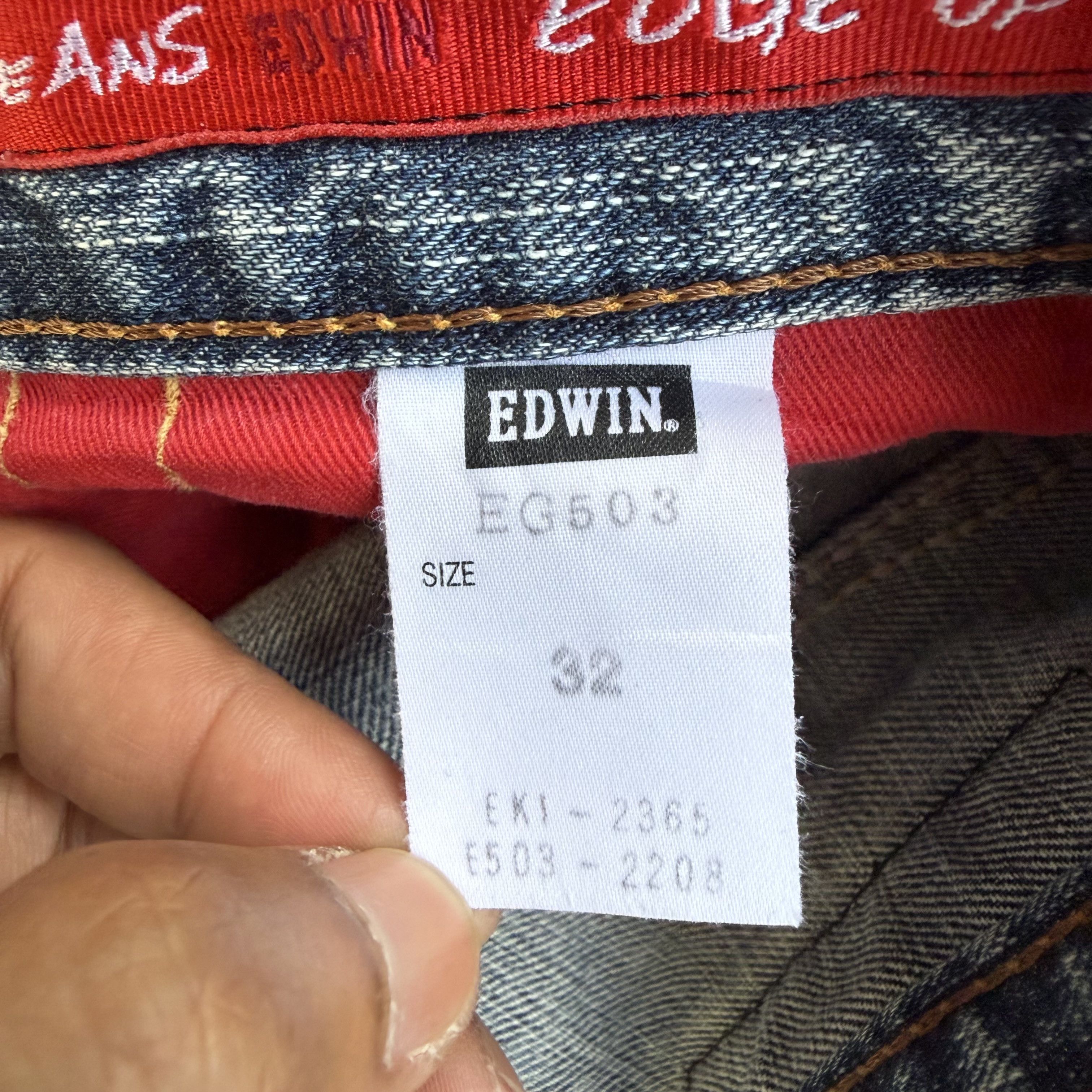 Edwin Vintage Edwin Faded Ripped Denim Jean Pants Size US 34 / EU 50 - 10 Thumbnail