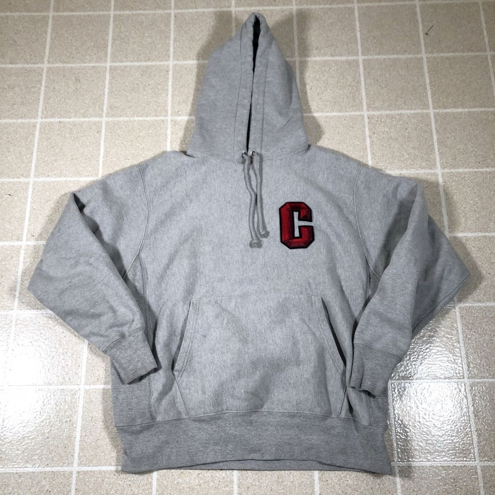 Champion Champion Hoodie Mens Large Gray Reverse Weave Sweatshirt Pullover Size US L / EU 52-54 / 3 - 2 Thumbnail