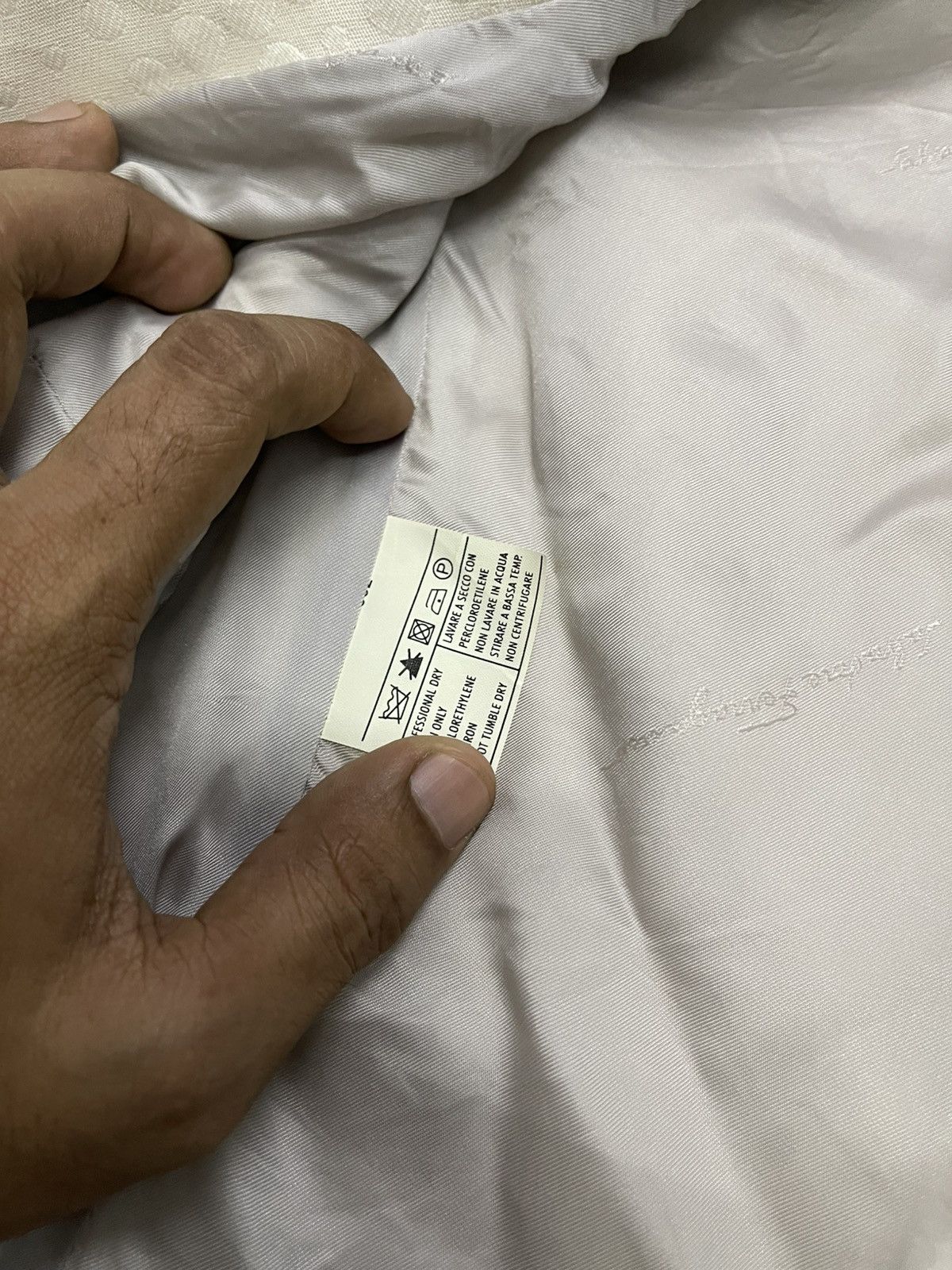 Salvatore Ferragamo 90s SALVATORE FERRAGAMO COTTON BLAZZER LINEN SILK RARE Size M / US 6-8 / IT 42-44 - 14 Thumbnail