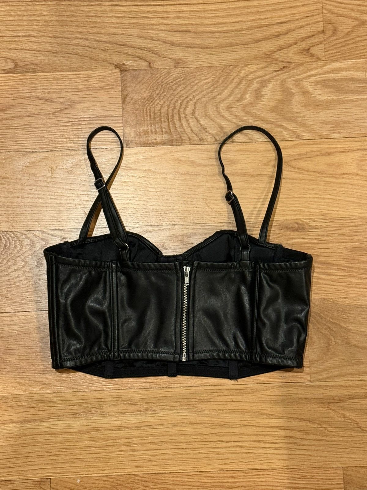 Fleur du Mal Fleur Du Mal Faux Leather Bustier top Size XS / US 0-2 / IT 36-38 - 5 Thumbnail