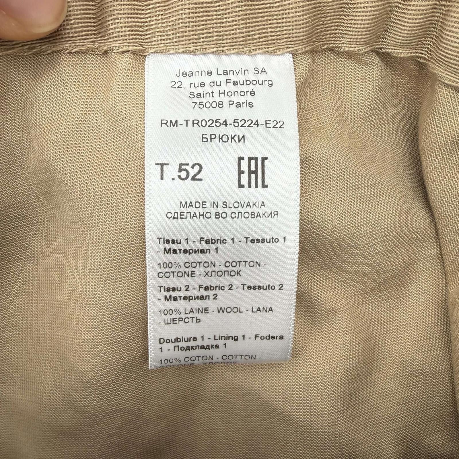 Lanvin Lanvin Casual Pants Tan L Used Size US 34 / EU 50 - 3 Thumbnail