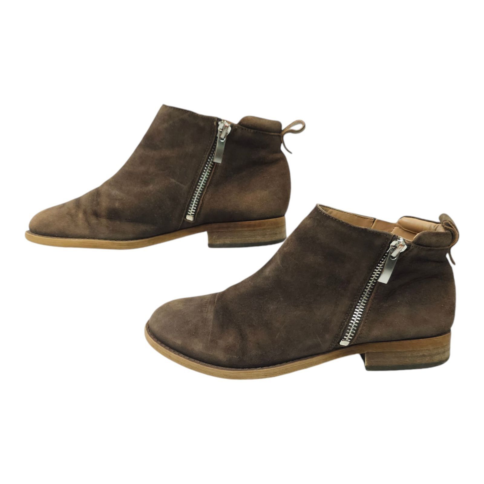 Franco Sarto Franco Sarto Keegan Ankle Boot Nubuck Leather Booties Womens Size US 6 / IT 36 - 1 Thumbnail