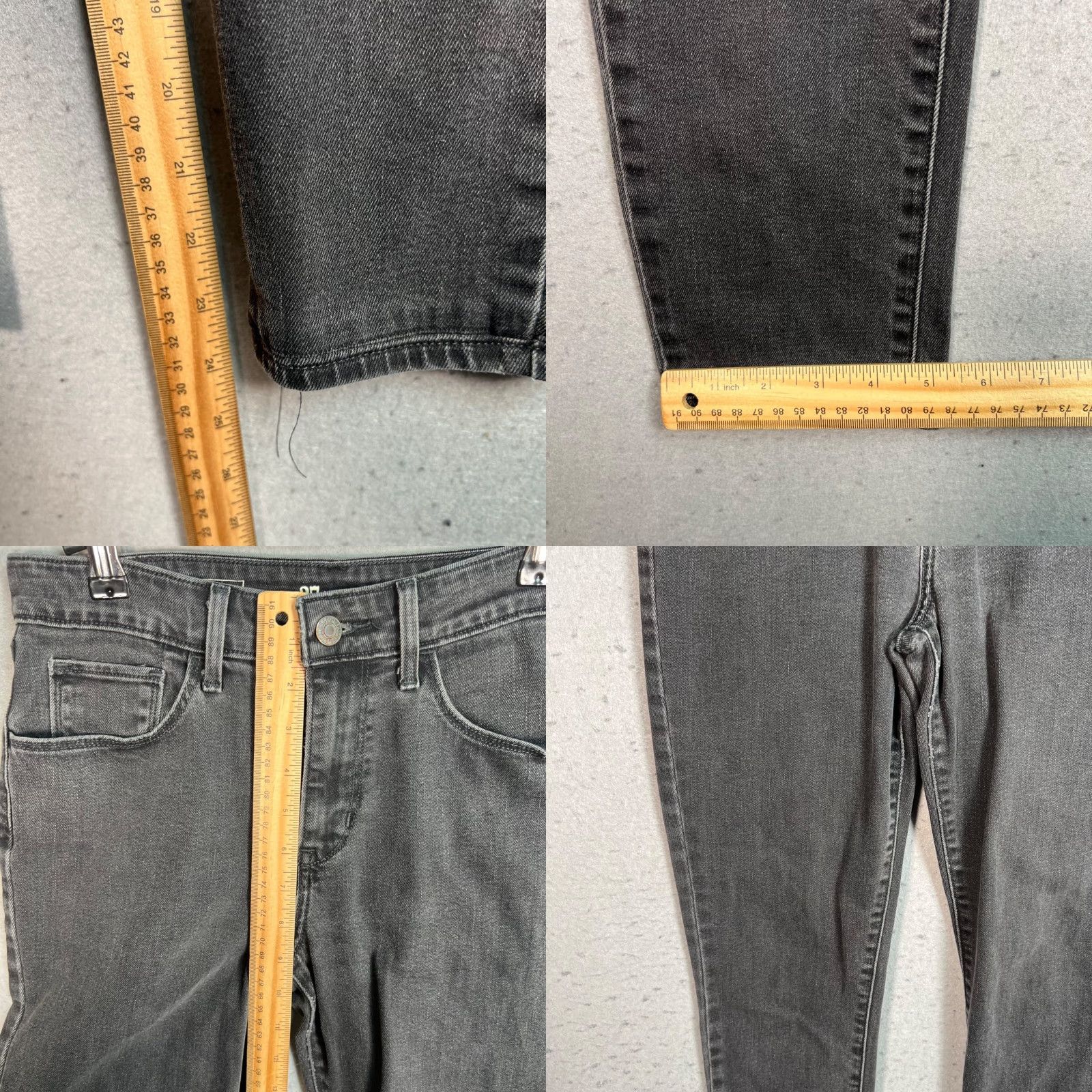 Levi's Levis Jeans High Rise Skinny Size 27 Gray Denim Womens Size 27" / US 4 / IT 40 - 8 Thumbnail