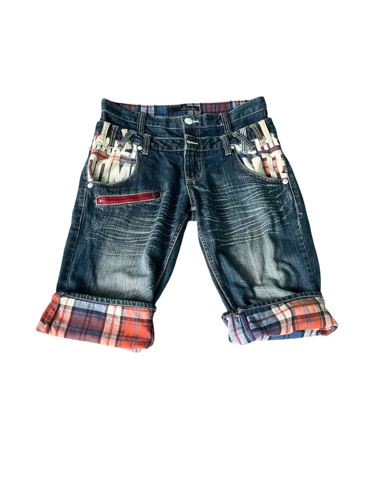 20471120 Japanese Dominate Punk Short Jeans Size US 34 / EU 50 - 3 Thumbnail