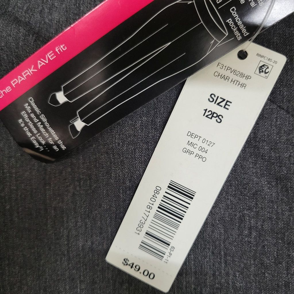 Other Investments Women's the PARK AVE fit Stretch Pants Size 12PS Size 34" / US 12 / IT 48 - 9 Thumbnail