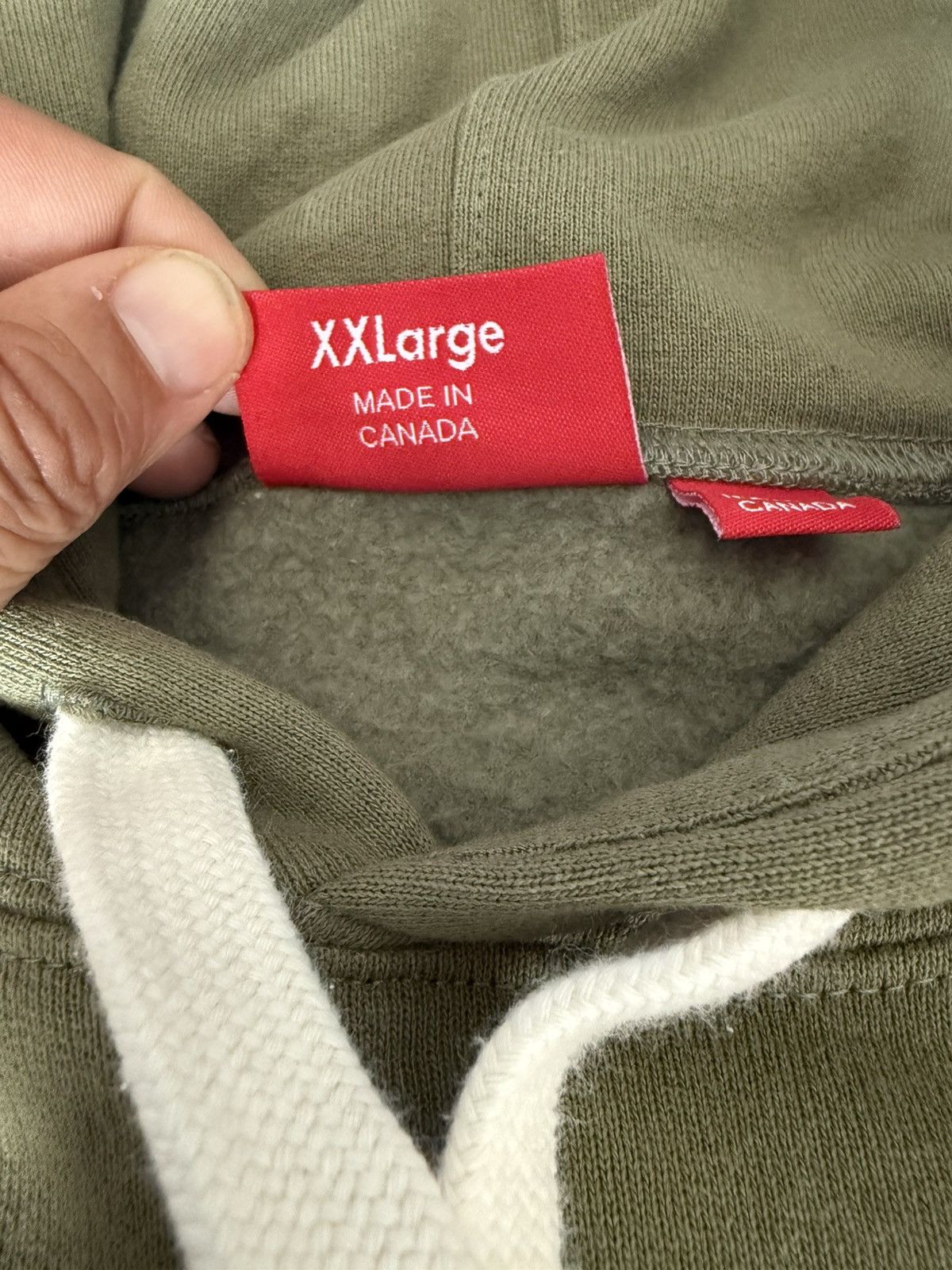 Supreme Supreme small box drawcord hooded sweatshirt, hoodie, XXL Size US XXL / EU 58 / 5 - 6 Thumbnail
