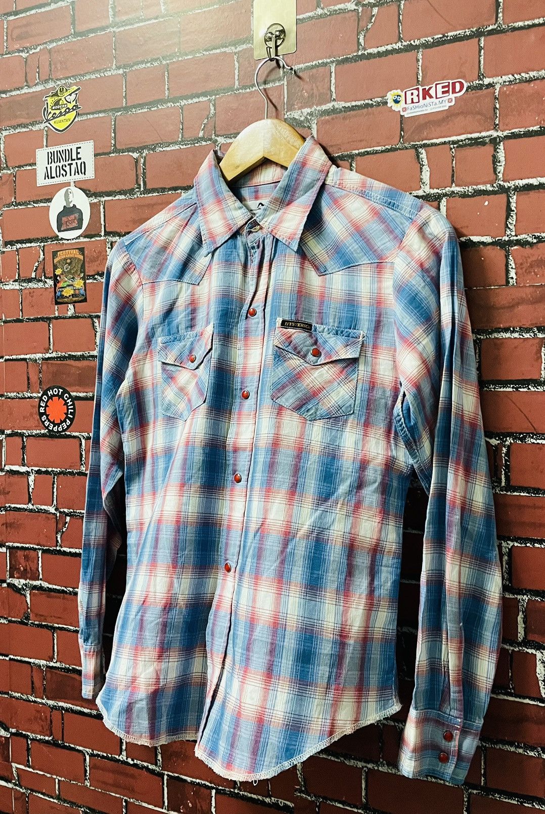 Designer × Hysteric Glamour × Japanese Brand FLANNEL X HYSTERIC GLAMOUR Size US M / EU 48-50 / 2 - 2 Thumbnail