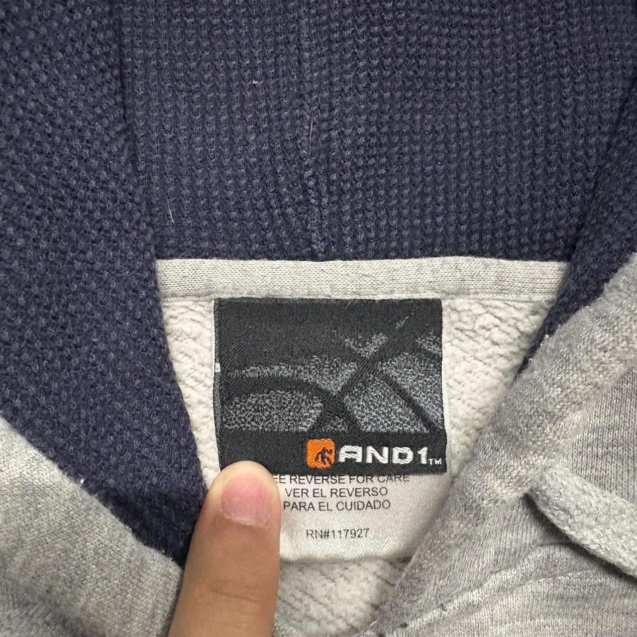 Vintage Vintage Y2K/2000s And1 Center Spellout 1993 “Since Day1” Essential Basketball Hoodie! Size US L / EU 52-54 / 3 - 4 Thumbnail