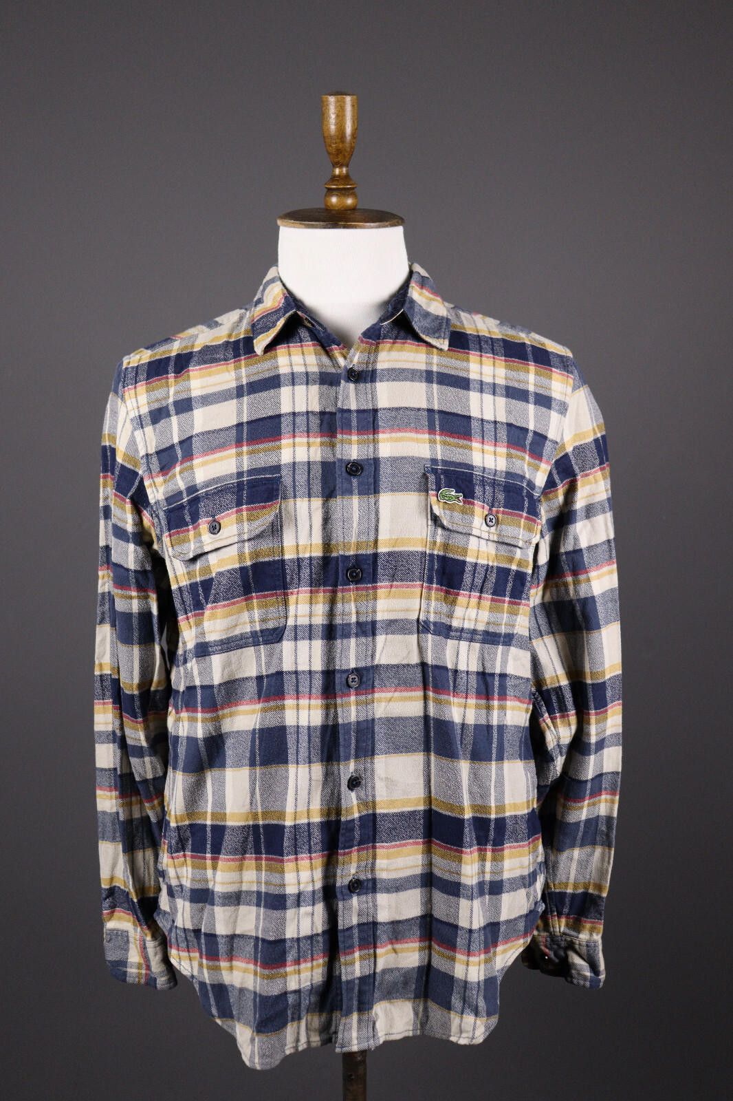 Lacoste Lacoste Classic Fit Multicolor Check Size FR 41 / M / L Size US M / EU 48-50 / 2 - 1 Thumbnail