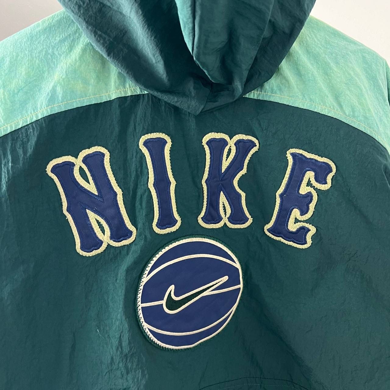 Nike Vintage 90s Nike NBA Big Embroidered Logo Rare Jacket Size US XL / EU 56 / 4 - 4 Thumbnail