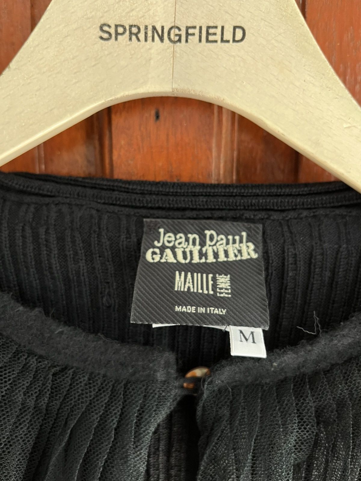 Jean Paul Gaultier JEAN PAUL GAULTIER RIBBED WOOL KNIT LONGSLEEVE Size M / US 6-8 / IT 42-44 - 13 Thumbnail
