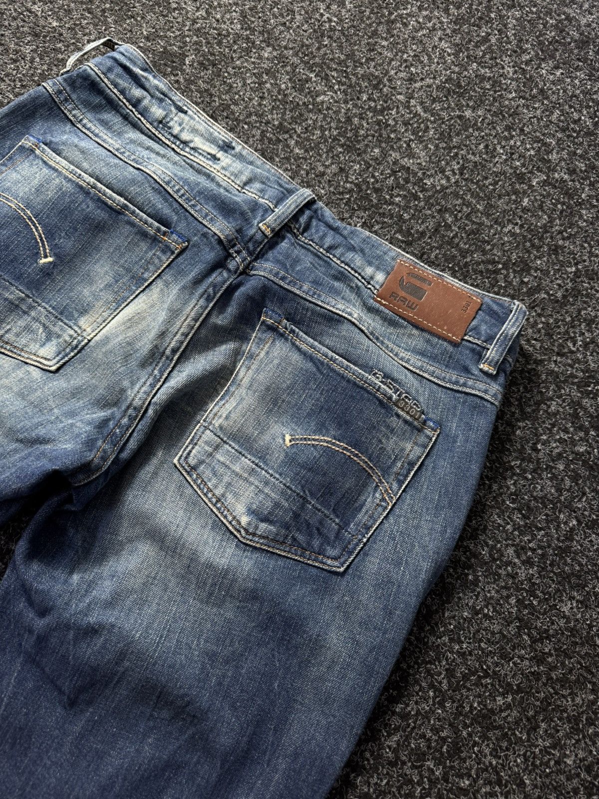 G-Star × If Six Was Nine × Vintage Vintage 90s Avant Garde G-Star RAW denim pants y2k style Size 29" - 13 Thumbnail