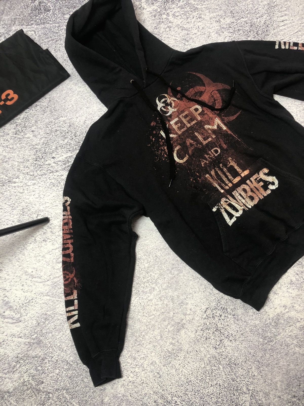 Vintage Vintage men’s merch hoodie Kill Zombies usa size M y2k rare Size US M / EU 48-50 / 2 - 3 Thumbnail
