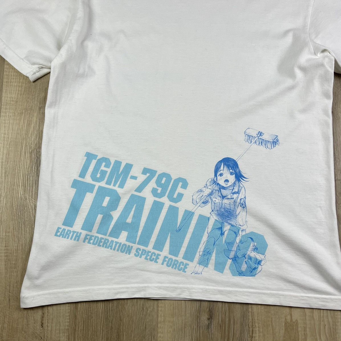 Japanese Brand × Vintage Cospa Gundam TGM-79C Anime White T-shirt Mens Large Size US L / EU 52-54 / 3 - 4 Thumbnail