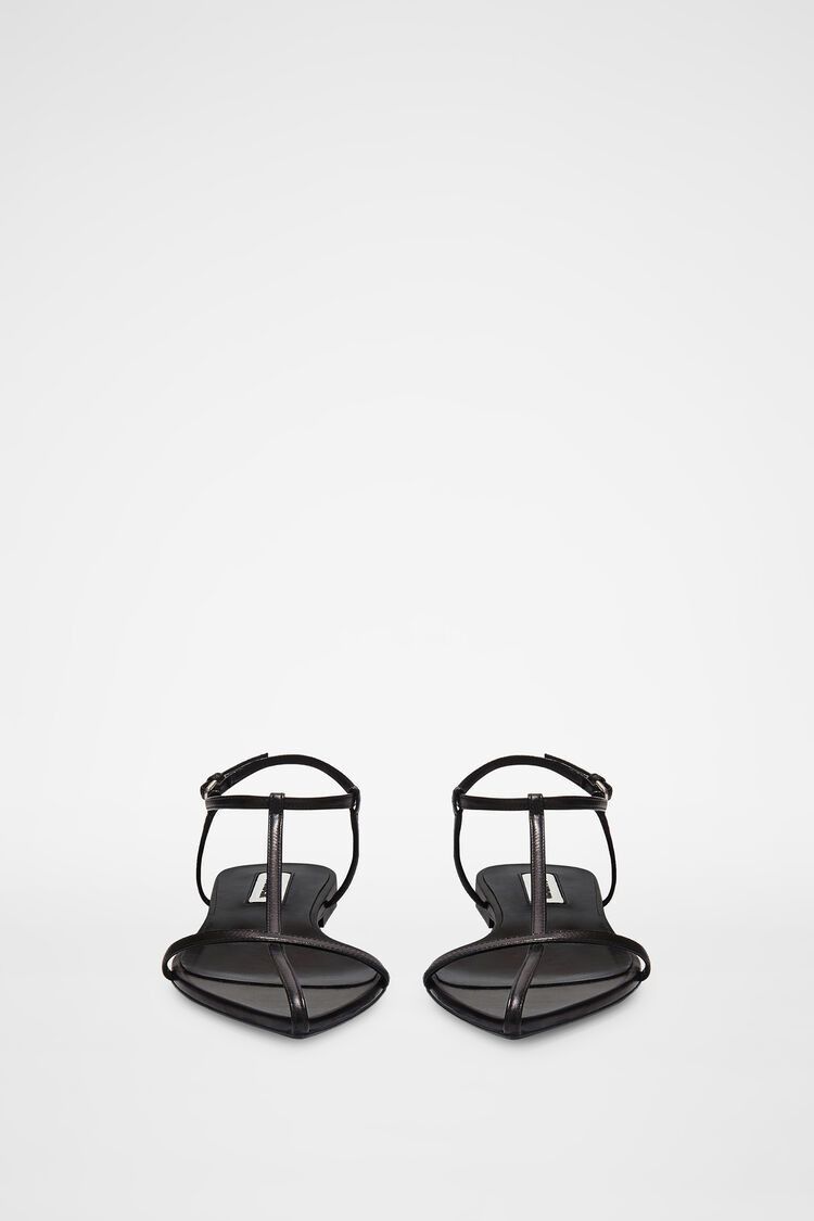 Jil Sander o1s22i1n0125 Leather Sandals in Black Size US 9 / IT 39 - 2 Thumbnail