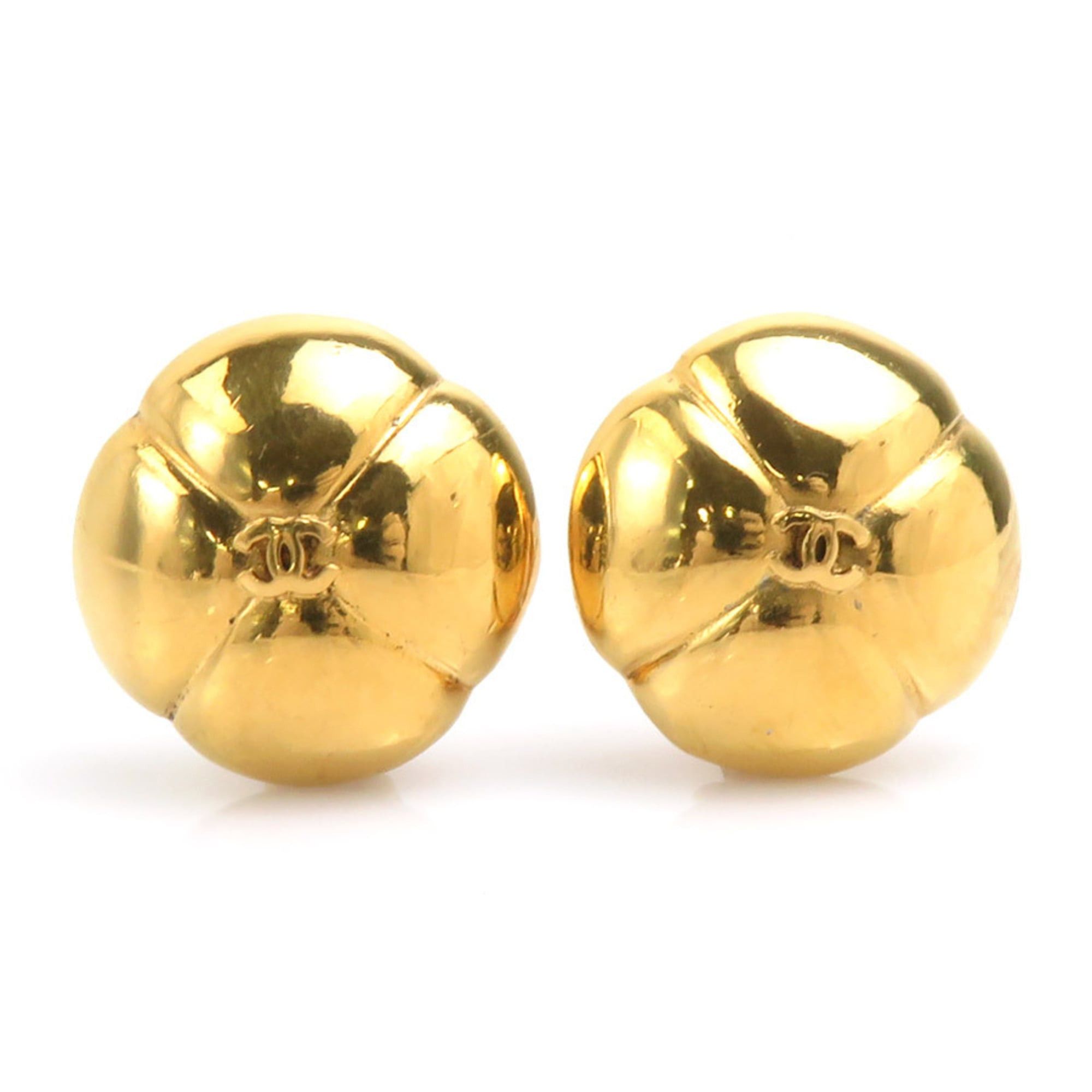 Chanel CHANEL Coco Mark Metal Gold Earrings for Women, Free Shipping e61590i Size ONE SIZE - 1 Thumbnail
