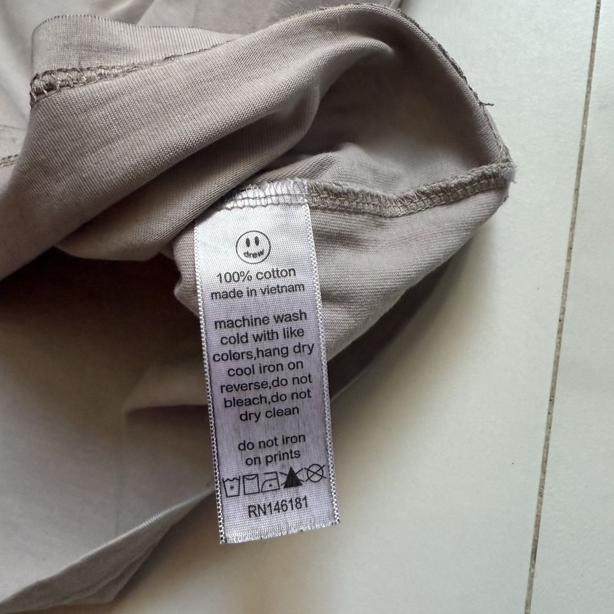 Drew House Drew House Secret SS22 Khaki T-Shirt Size US M / EU 48-50 / 2 - 7 Thumbnail