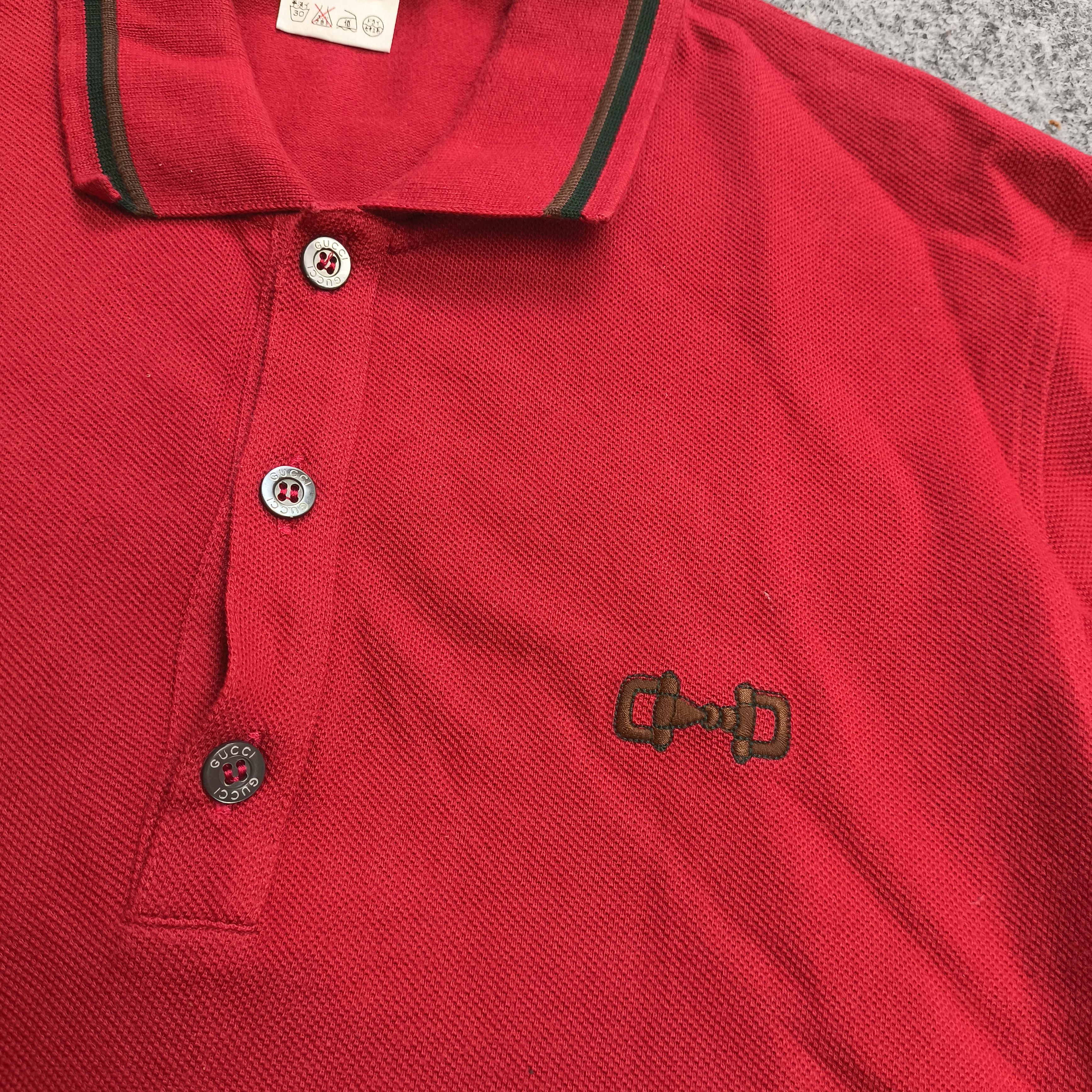 Gucci Vtg Gucci polo shirt Size US S / EU 44-46 / 1 - 2 Thumbnail