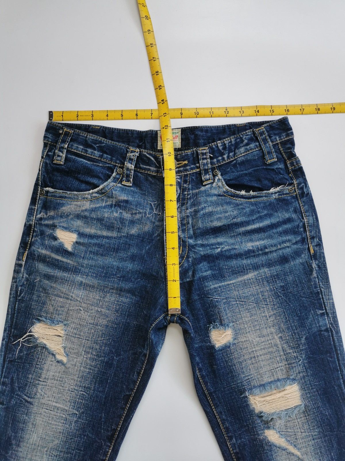 Japanese Brand Ozz First Pinball Japan Bootcut Denim Jeans Size US 32 / EU 48 - 9 Thumbnail