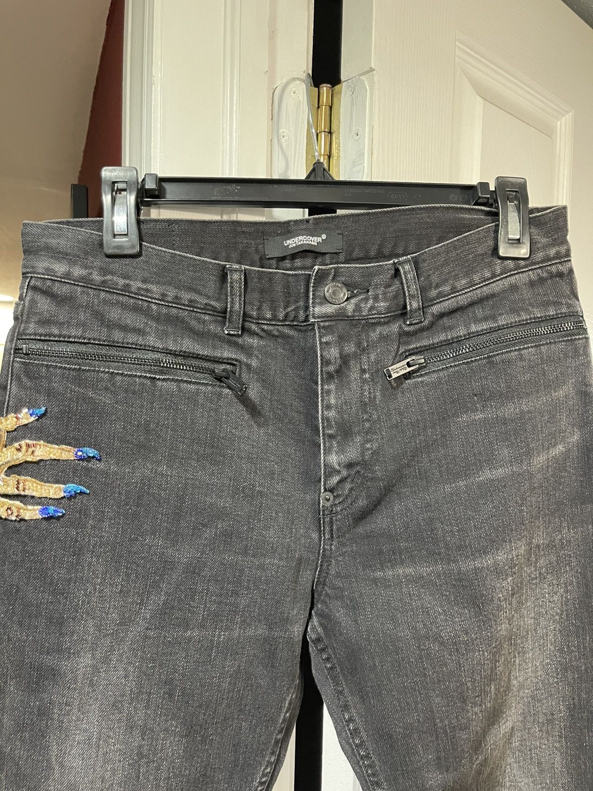 Undercover Undercover AW23 D-Hand Embroidered Jeans Size US 32 / EU 48 - 4 Thumbnail