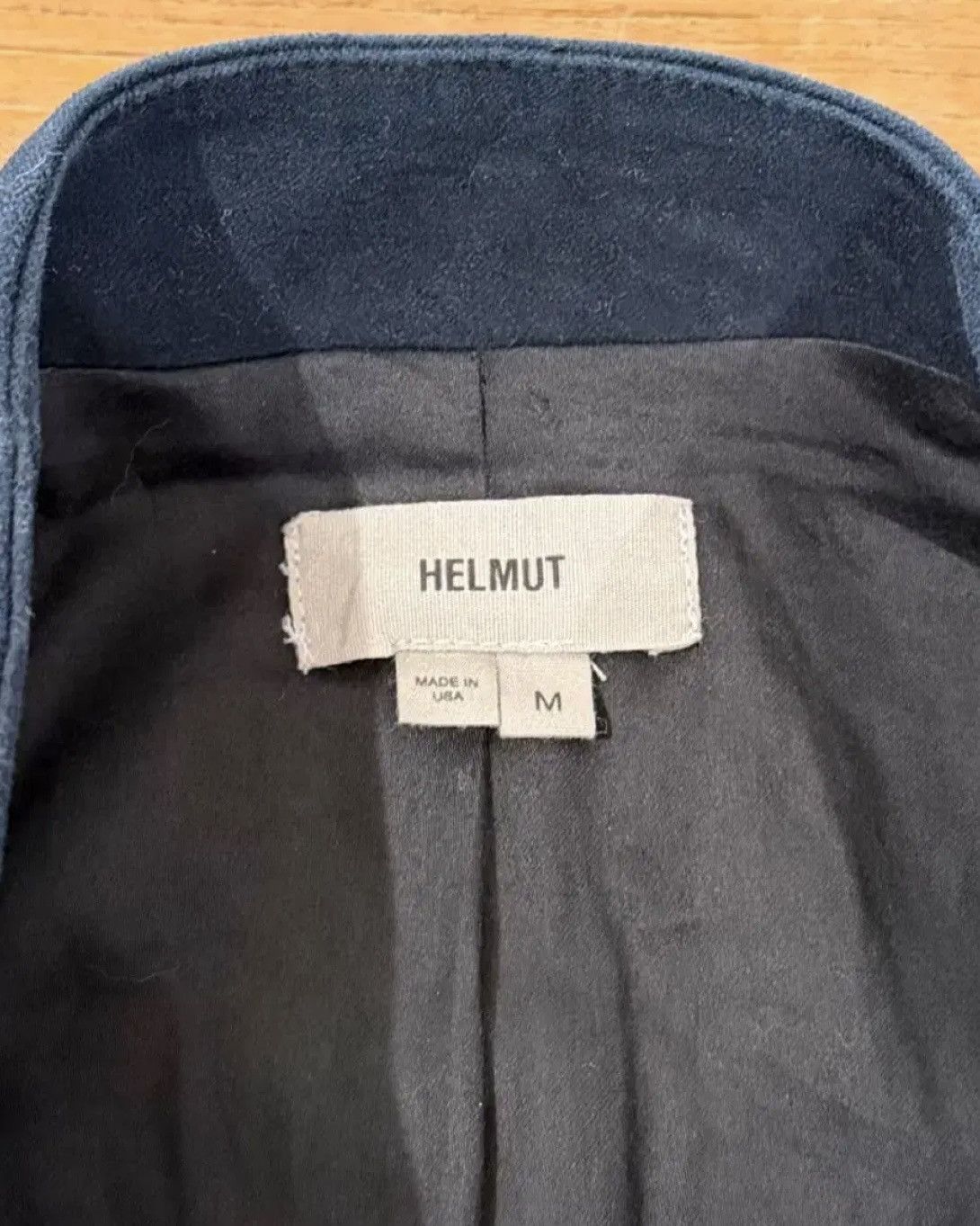 Helmut Lang Helmut Lang Dark Navy Suede Coat Jacket Size US M / EU 48-50 / 2 - 8 Thumbnail