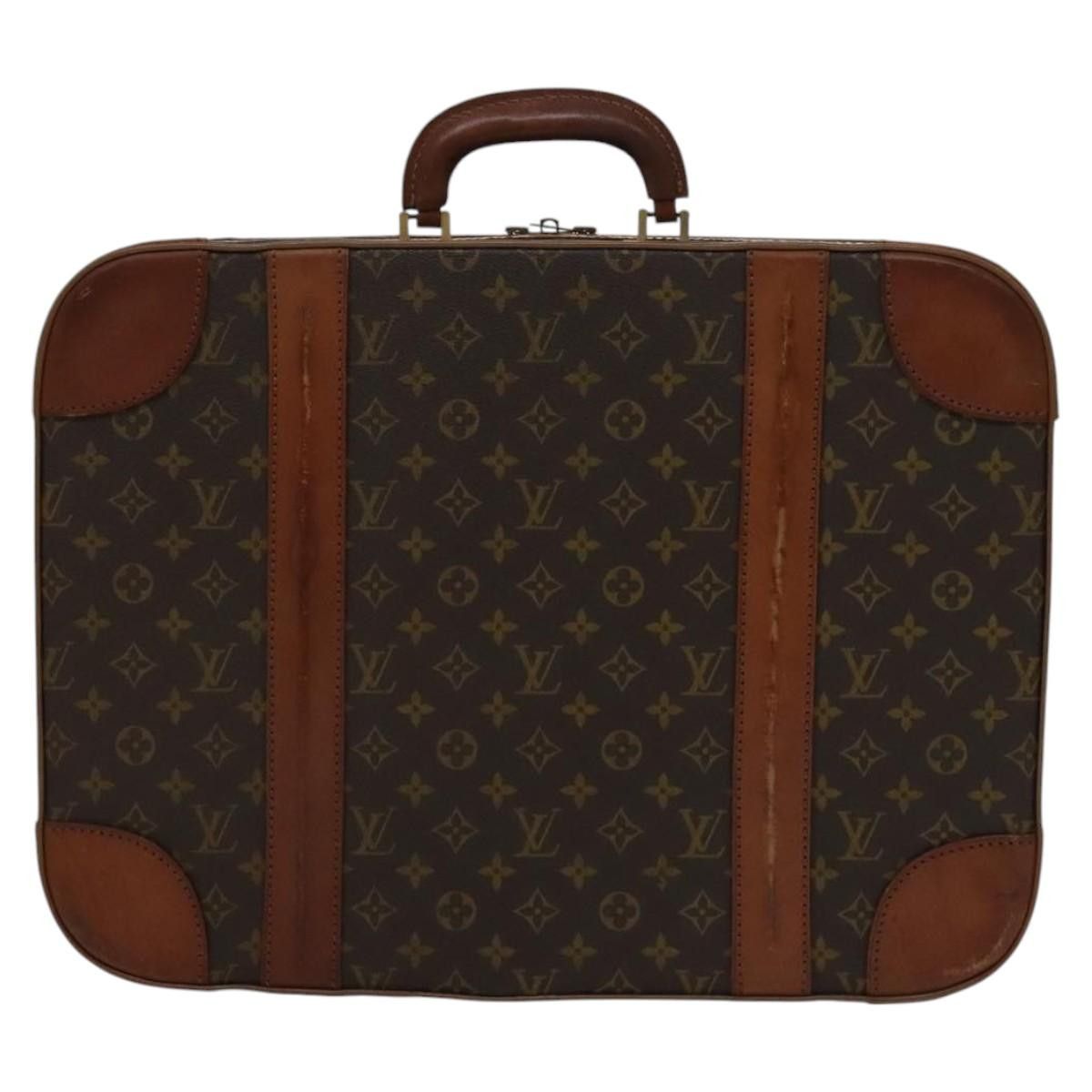 Stratos Brown Canvas Travel Bag (Pre-Owned)