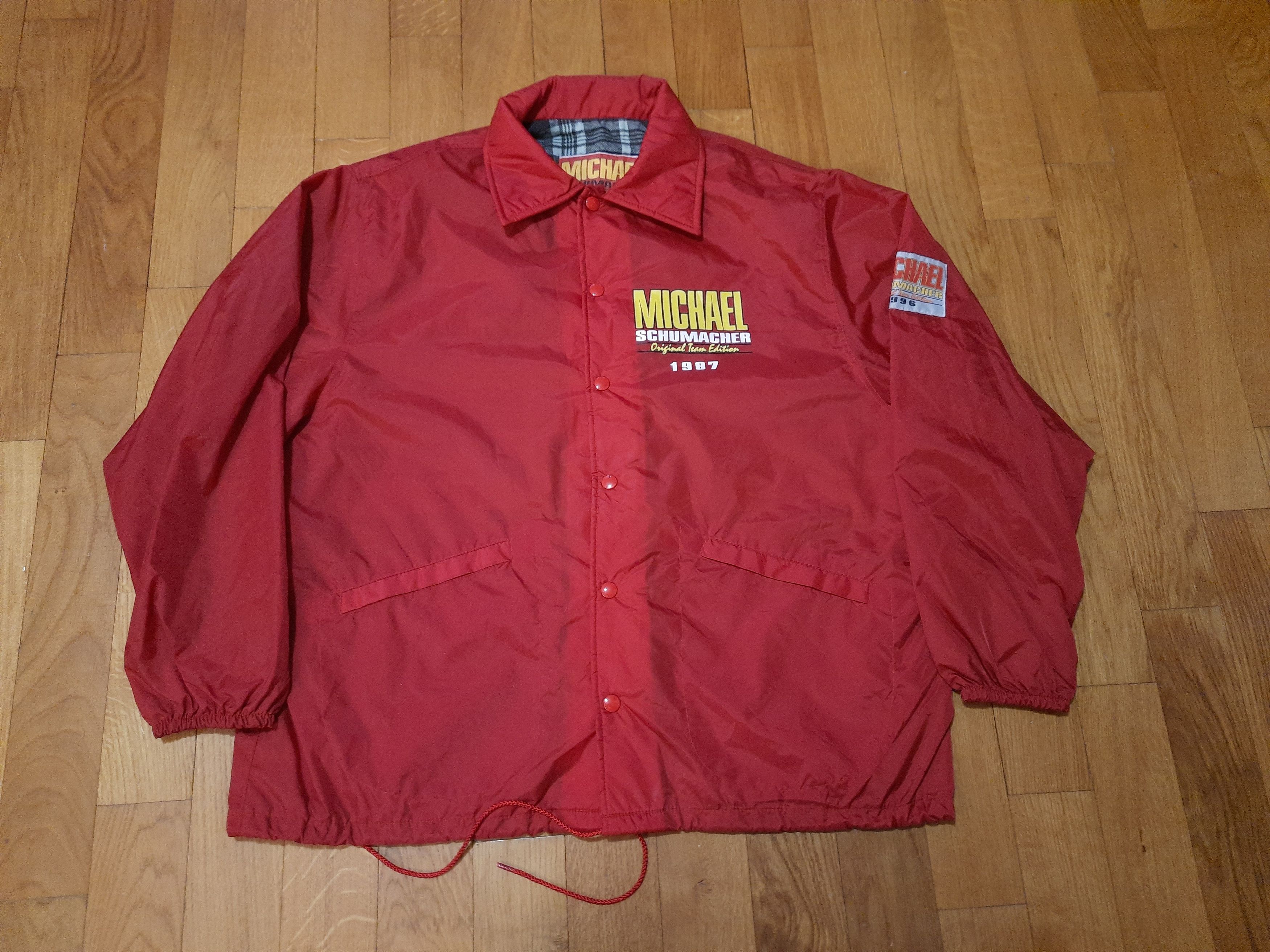 Formula 1 Michael Schumacher Back Logo Ferrari Formula One Jacket Size US L / EU 52-54 / 3 - 2 Thumbnail