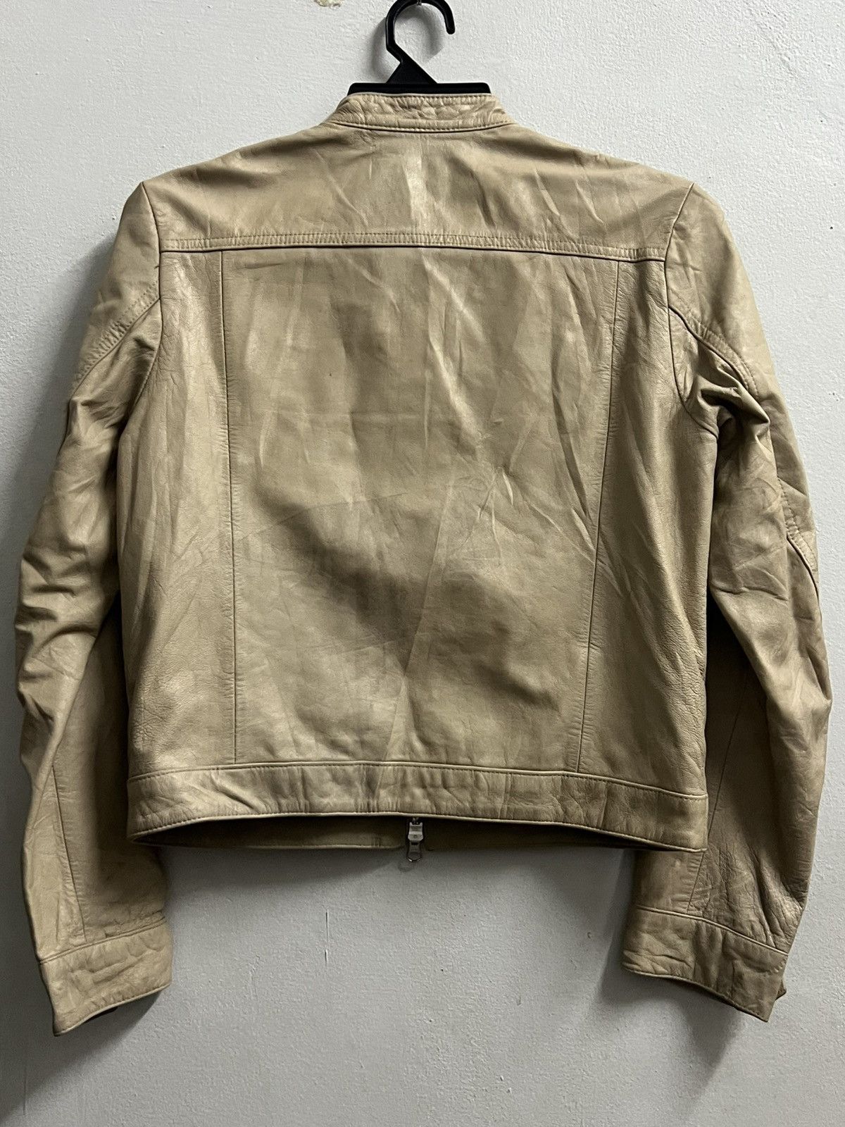 Tommy Hilfiger × Vintage Tommy Hilfiger Vintage leather jacket zipper rare Size US S / EU 44-46 / 1 - 5 Thumbnail