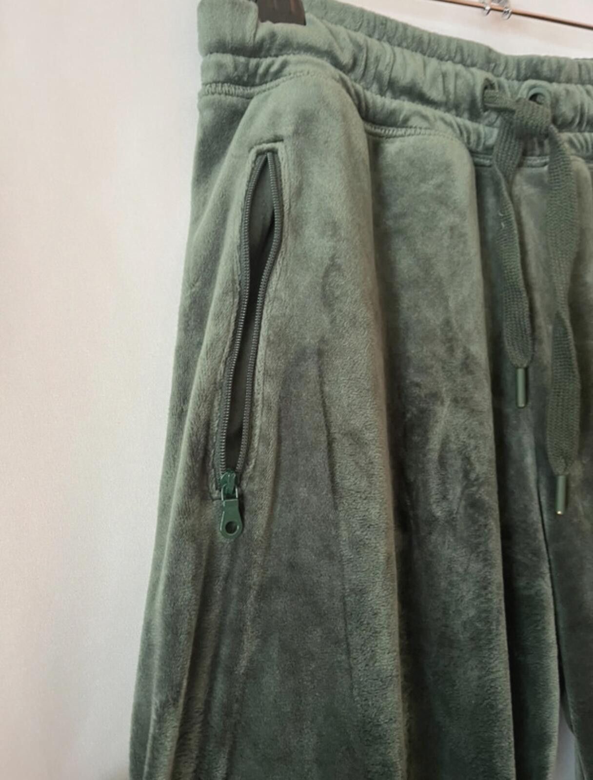 Other OFFLINE By Aerie Velour Lounge Set Sage Green Small Size ONE SIZE - 3 Thumbnail