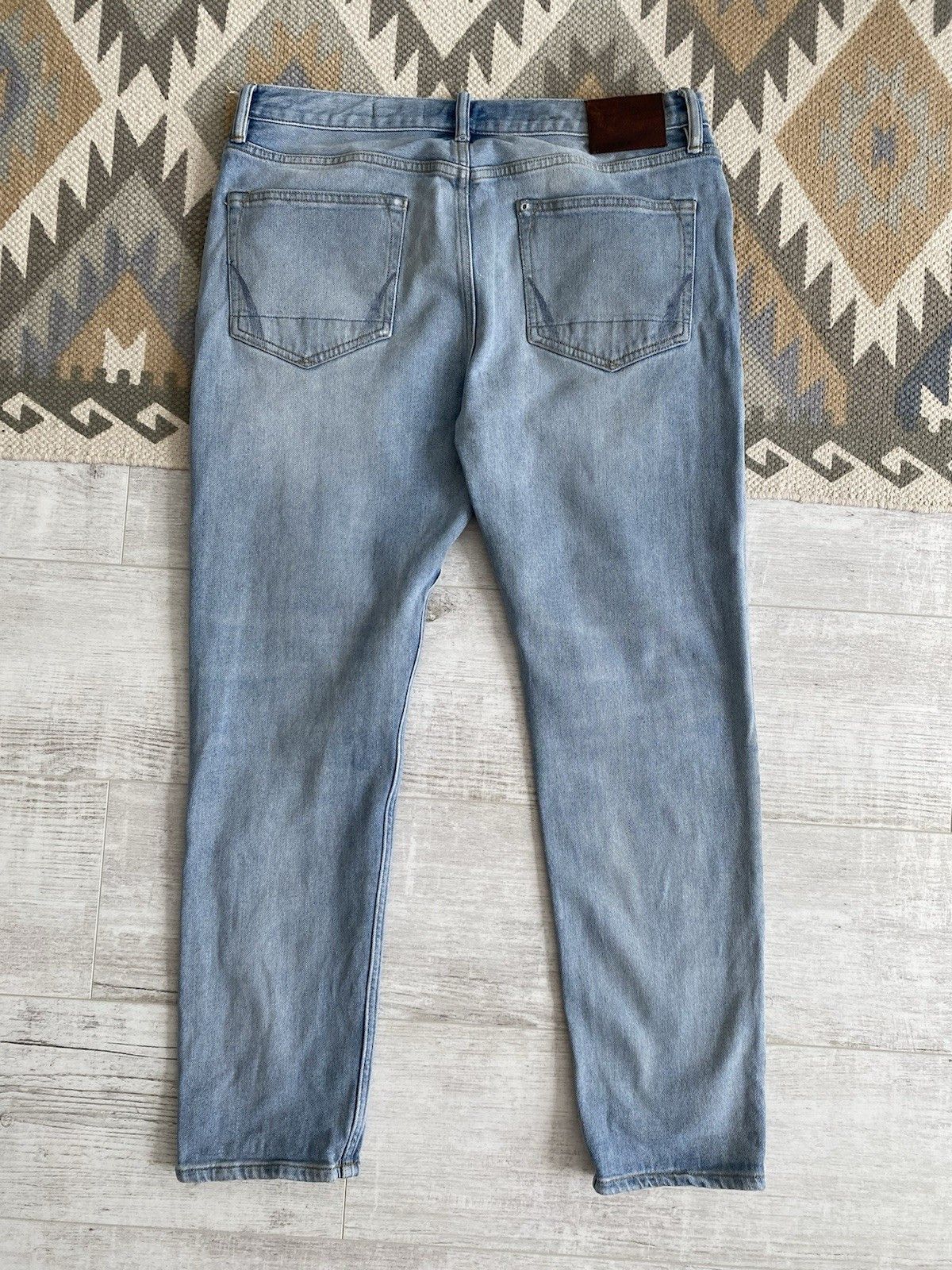 Allsaints Allsaints Blue Washed Denim Dean Jeans Pants Size US 32 / EU 48 - 8 Thumbnail
