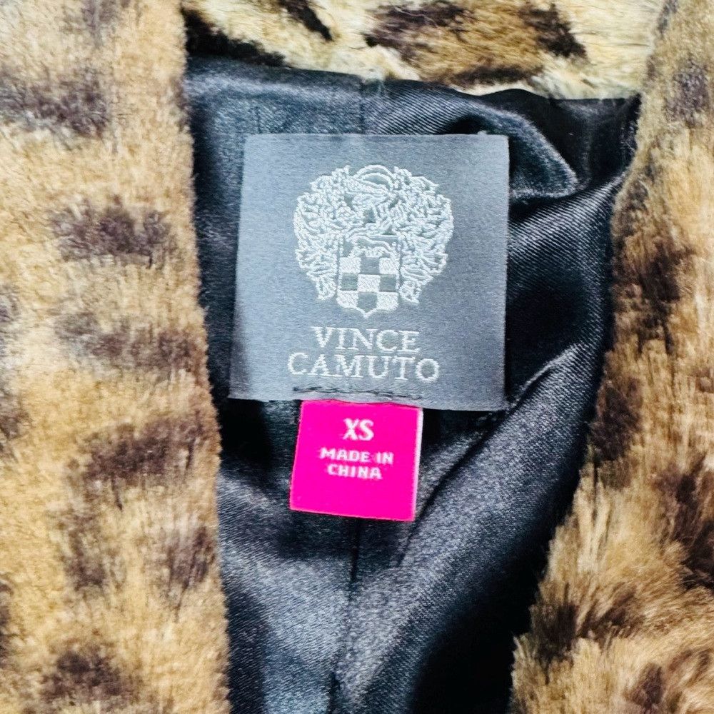 Vince Camuto NWT New $108 Vince Camuto Short Sleeve Animal Print Faux Fu Size XS / US 0-2 / IT 36-38 - 6 Thumbnail