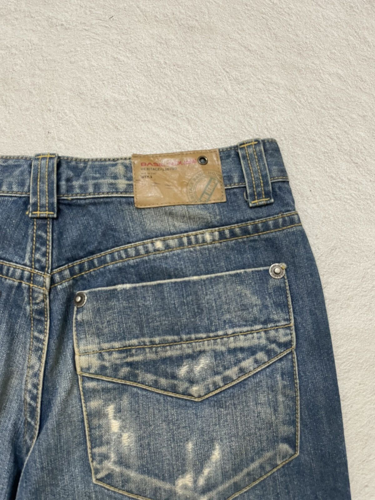 Kapital 2000s Diesel Flare Denim Distressed Wash Jeans Ifsix LGB Y2K Size US 30 / EU 46 - 8 Thumbnail