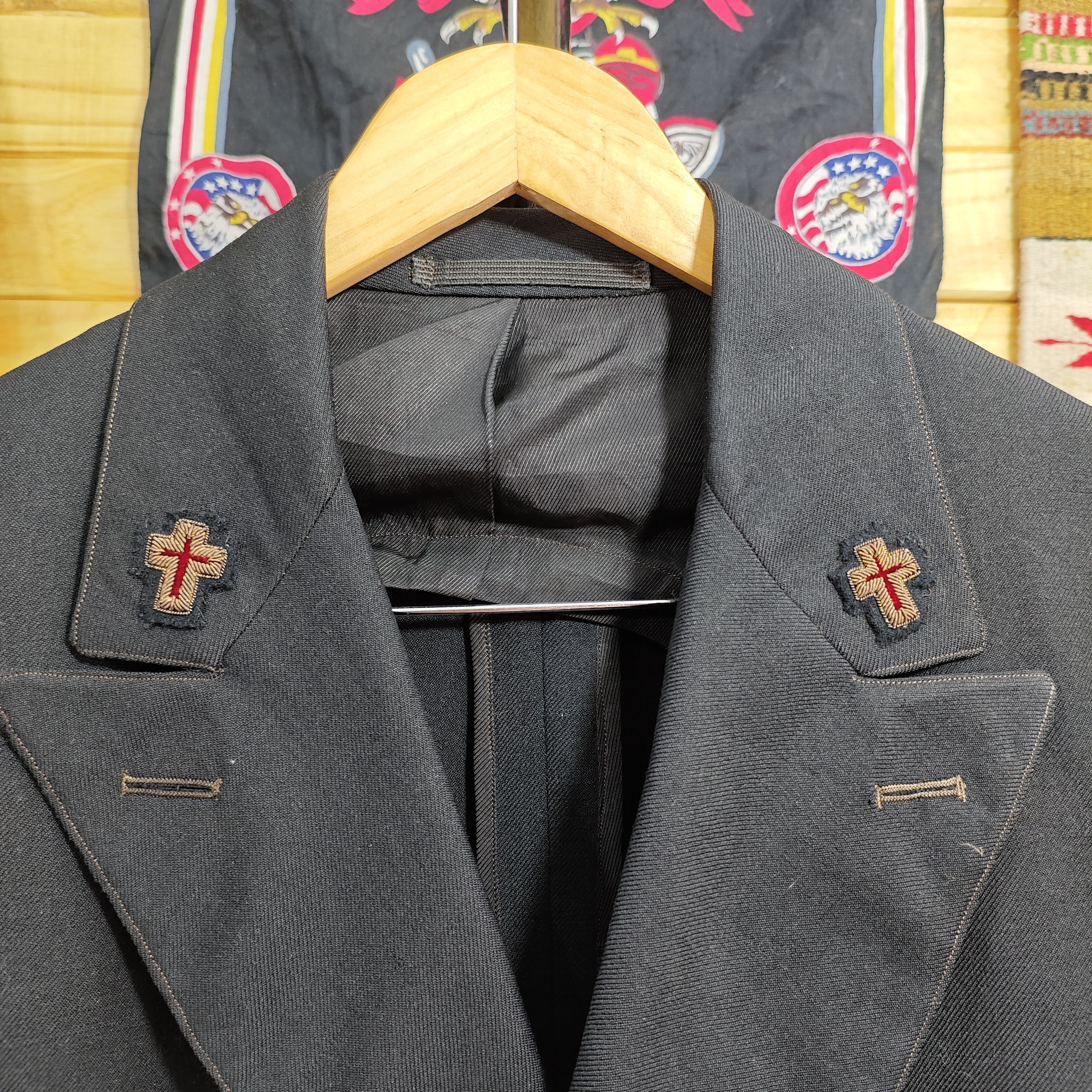 Other Vintage Masonic Knights Templar Dress Coat Size US L / EU 52-54 / 3 - 4 Thumbnail