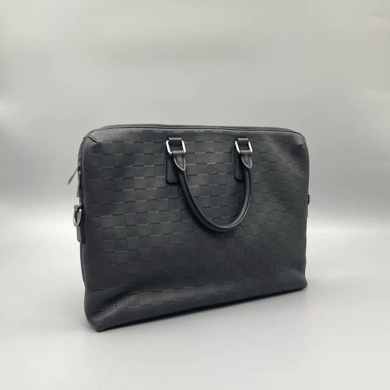 Louis Vuitton Louis Vuitton Louis Vuitton Black Checkerboard Briefcase B Size ONE SIZE - 6 Thumbnail