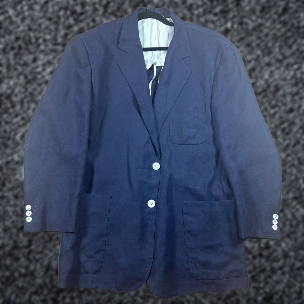Neiman Marcus VINTAGE Neiman Marcus Blues Sports Coat Blazer USA Made Mens 44 Blue Bleeker? Size 44R - 1 Thumbnail