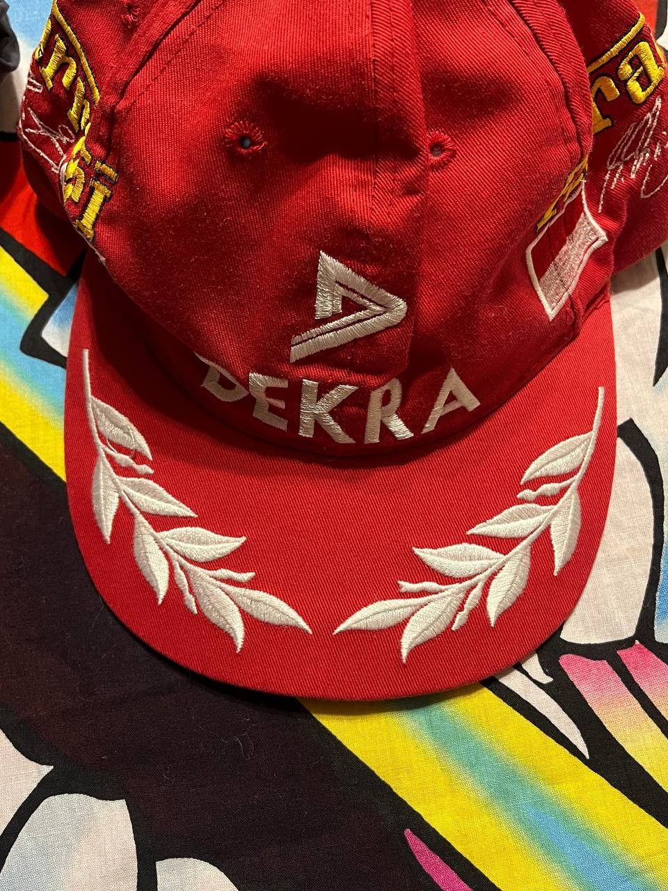 Ferrari × Formula 1 × NASCAR Vintage Ferrari Dekra Michael Schumacher Cap Racing F1 90s Size ONE SIZE - 3 Thumbnail