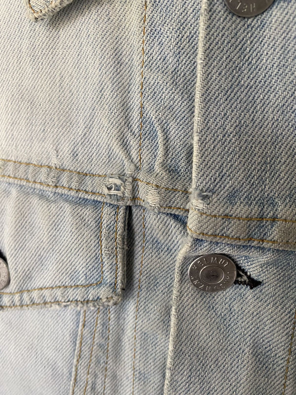 Helmut Lang Vtg Helmut Lang Distressed and faded denim Size US S / EU 44-46 / 1 - 9 Thumbnail