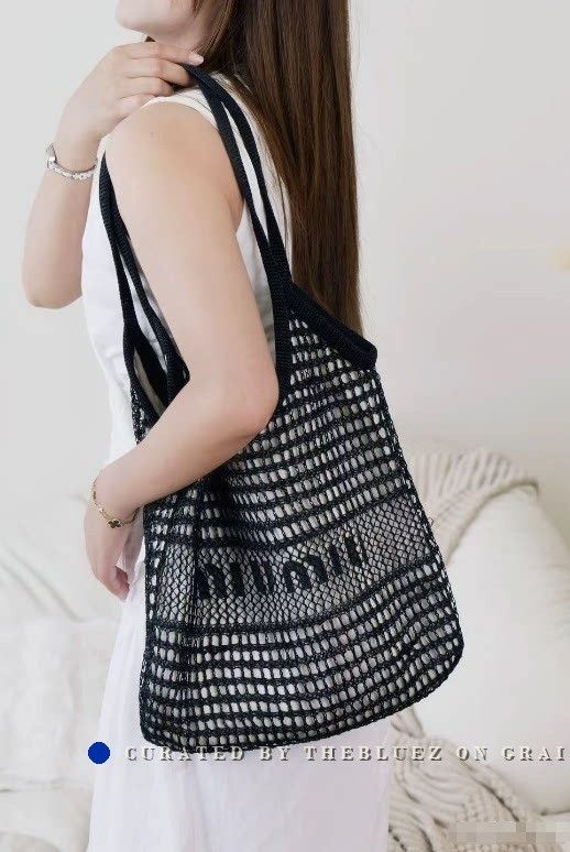 Miu Miu Miu Miu 25ss Ivy Mesh Tote Bag Size ONE SIZE - 9 Thumbnail