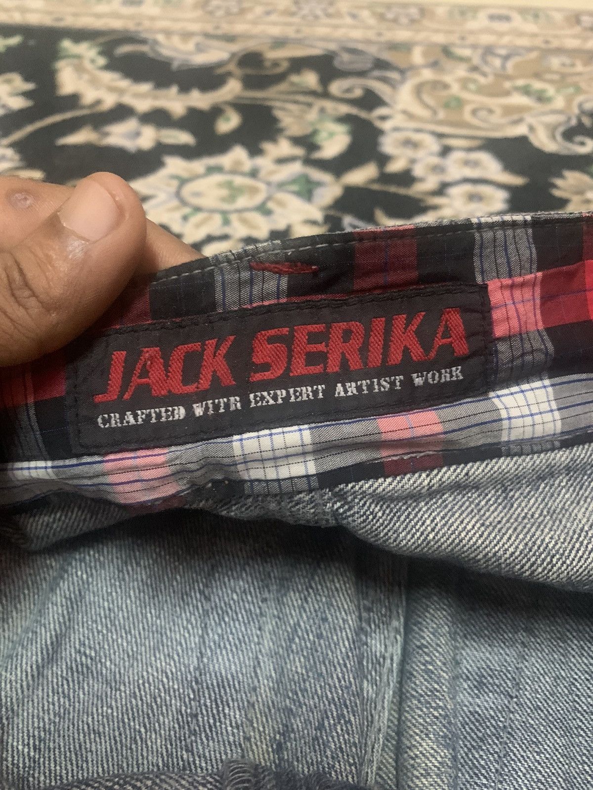 Seditionaries PUNKS STYLE JEANS DISTRESSED DESIGN BRAND JACK SERIKA Size US 31 - 9 Thumbnail