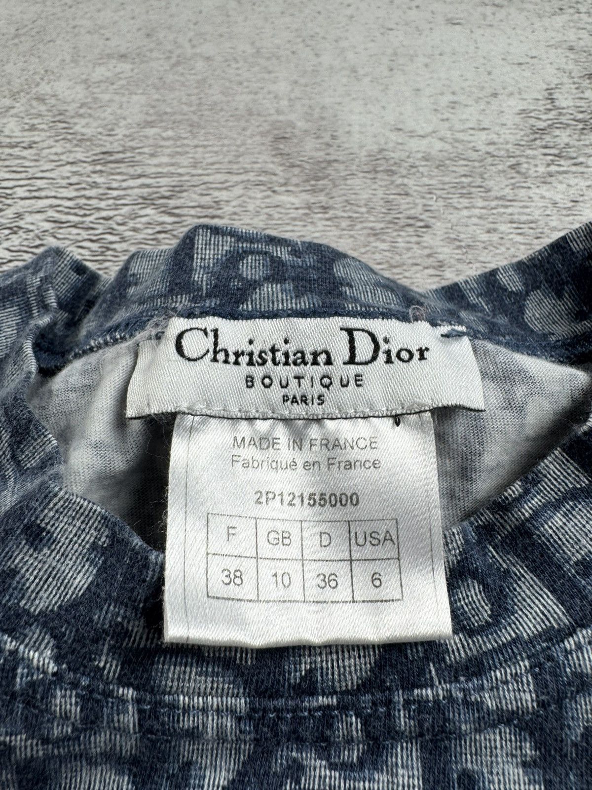 Dior Christian Dior 2005 Boutique Jadore Monogram Sleeveless Tank Trotter Top Size S / US 4 / IT 40 - 10 Thumbnail