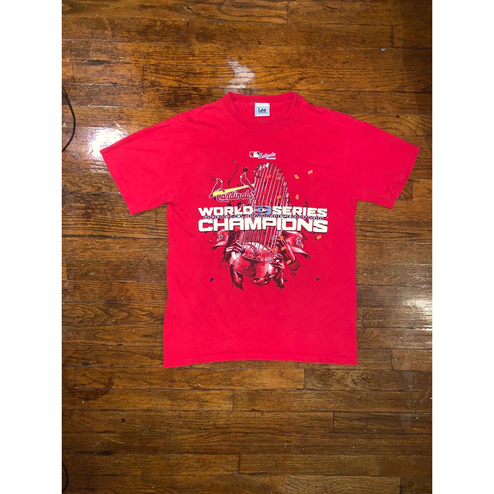 Lee St Louis Cardinals World Series Champions T Shirt Lee Medium Size US M / EU 48-50 / 2 - 1 Thumbnail